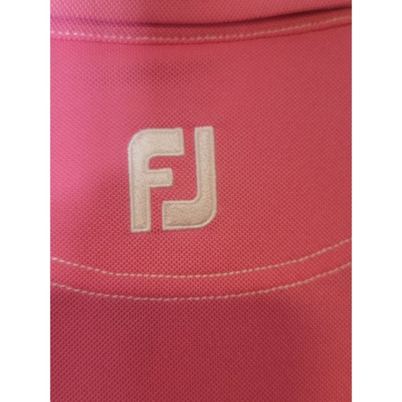FootJoy Athletic Fit Short Sleeve Golf Polo Shirt Pink Men's Size Large - Picture 5 of 6